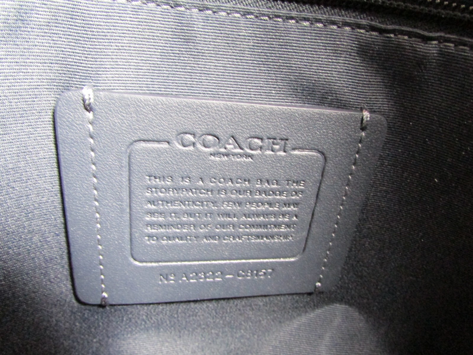 NWT Coach Pebble Leather Hudson Double Handle Tote C8157 Blue Green