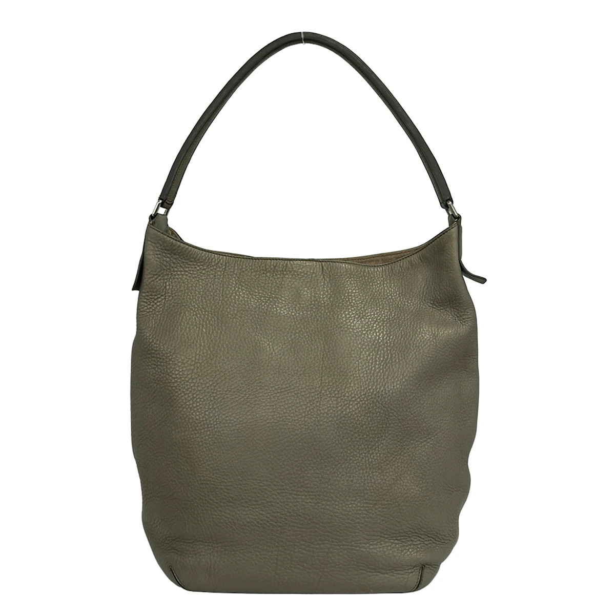 HIROFU – Gray Leather Shoulder Bag