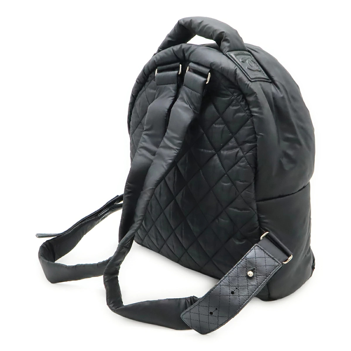 Chanel A92559 Backpack Nylon / Leather Black Unisex Bag #BLB606