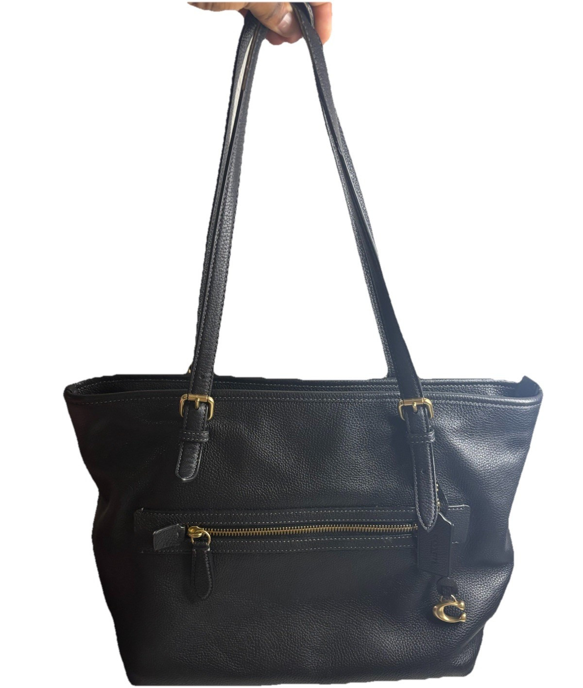 COACH Pebbled Taylor Tote One Size