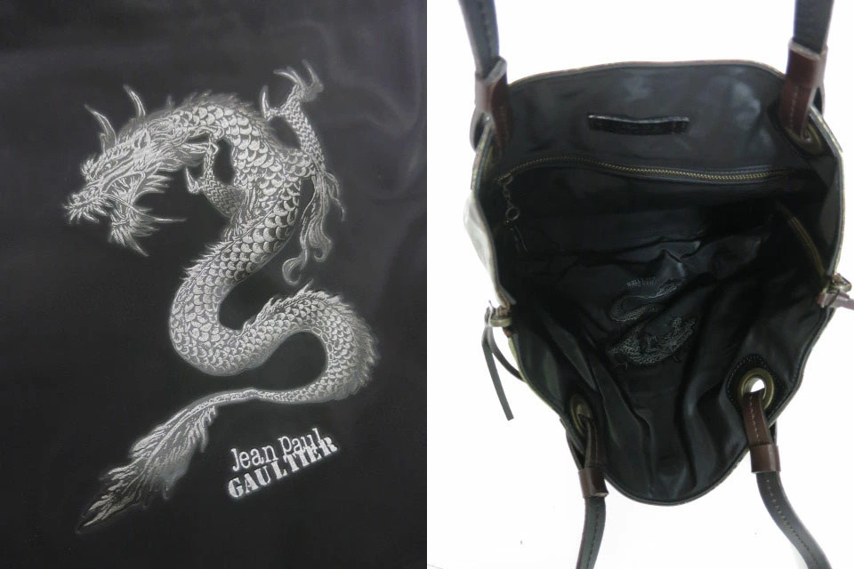 Used Jean Paul Gaultier / Dragon V Cyber ​​Reversible Tote Bag B70798 2510