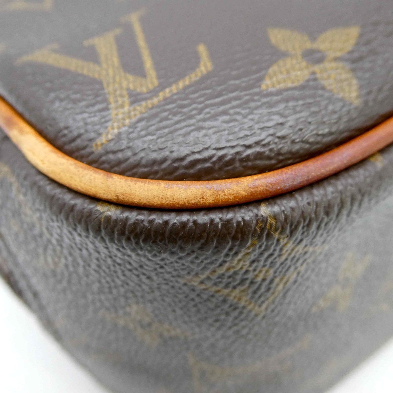 Louis Vuitton Trouville M42228 Monogram PVC Hand Travel Bag PVC w/Padlock 1127