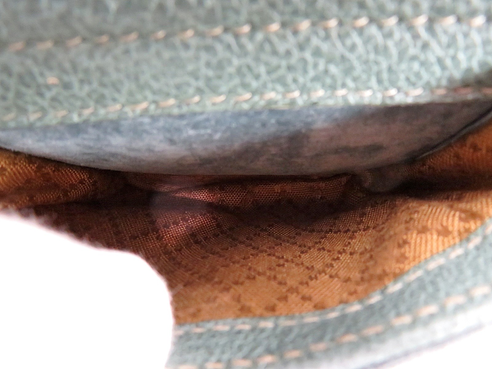 Authentic GUCCI Blue Suede Leather and Bamboo Handle Mini Backpack Bag #64557