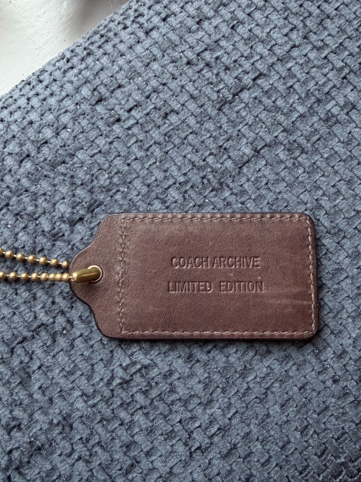 Coach Haversack Bleeker Street Hangtag (HANGTAG ONLY)