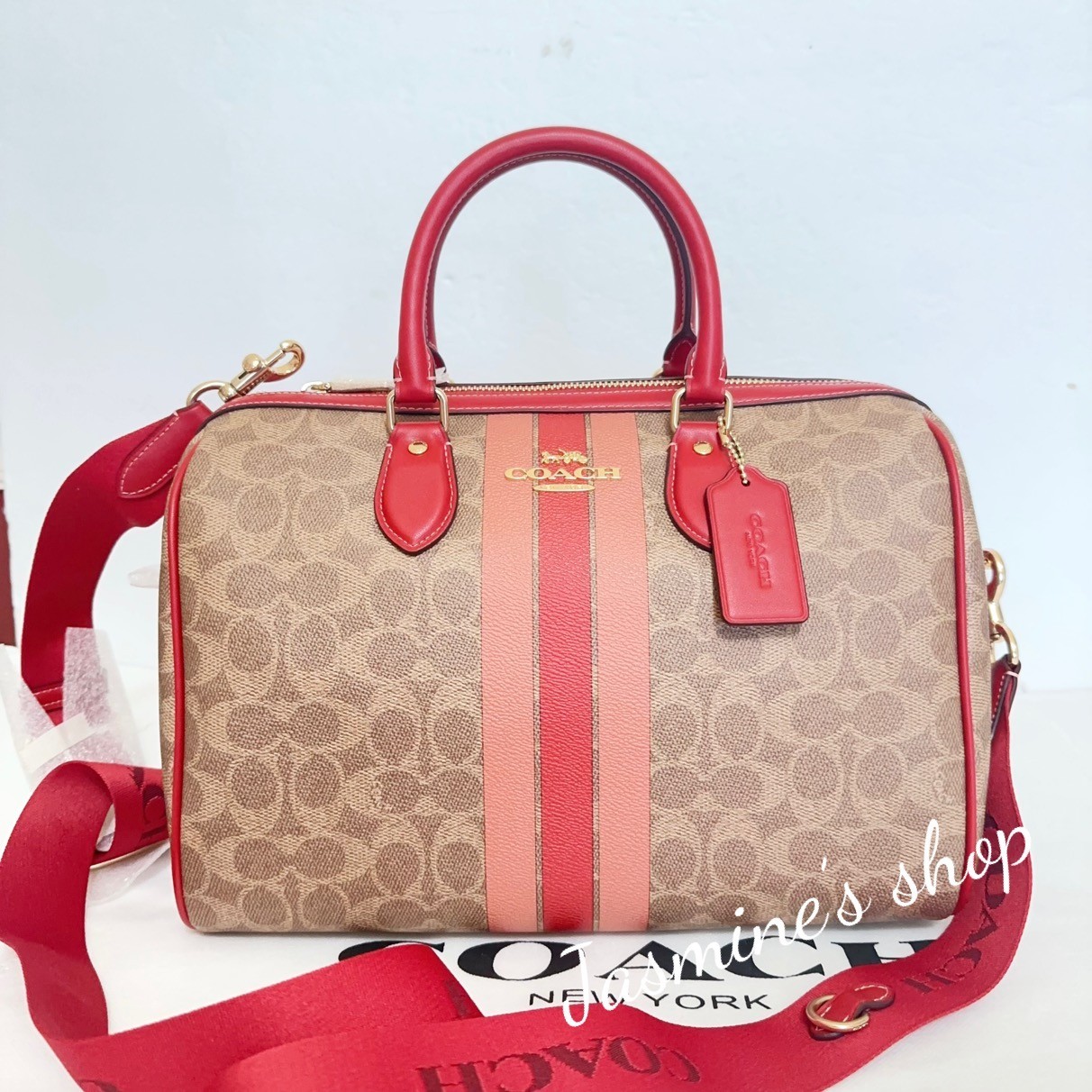 NWT Coach Rowan Large Satchel Bag In Signature Canvas CV960/CV959/CY699/CAL83