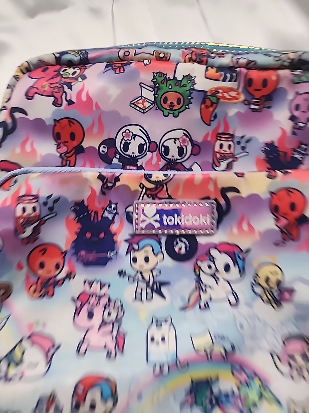 Tokidoki Kawaii Character Print Crossbody Bag with Wallet