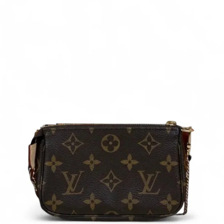 Louis Vuitton Mini Pochette Accessories Brown Monogram (dh072226b1r)