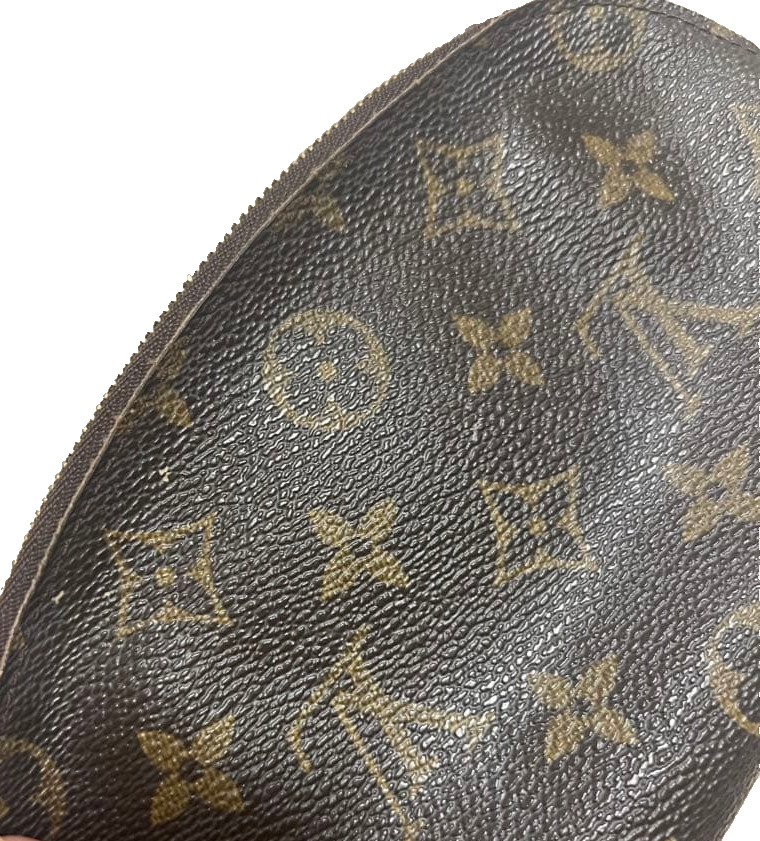 Auth Louis Vuitton Monogram Pochette Cosmetique Makeup Pouch Vintage