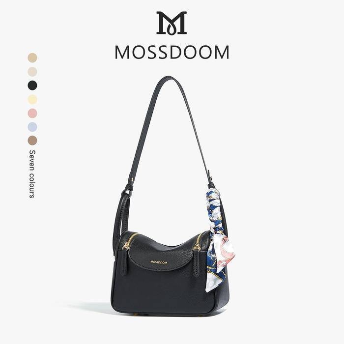 MOSSDOOM Shoulder Bag Square Shoulder Simple Women Korean Style