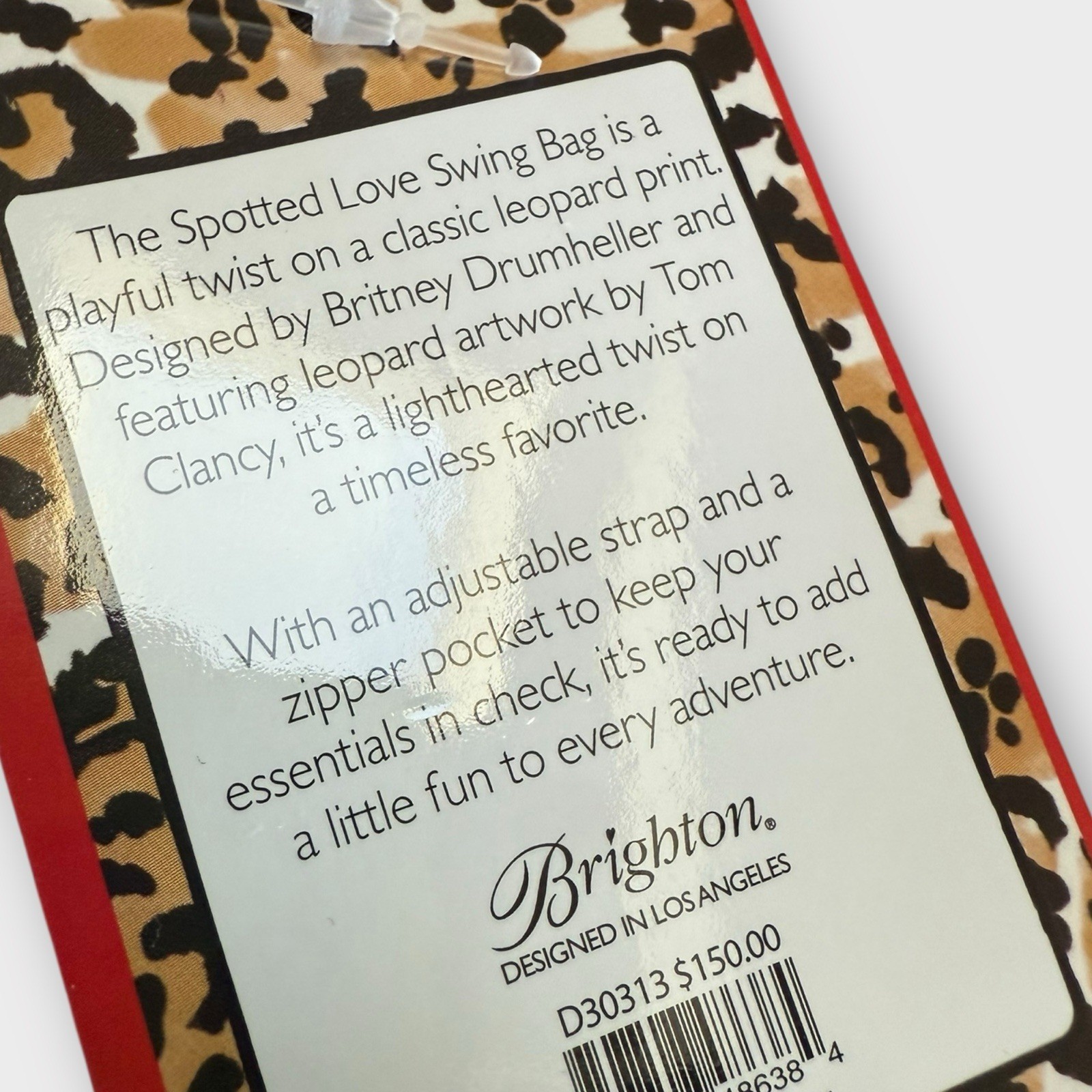 NWT Brighton Spotted Love Swing Bag