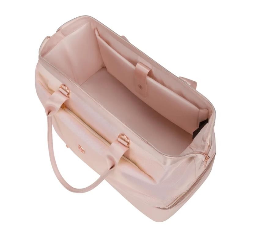 Swissgear Tote Bag Pink Weekender Travel SA1097 Laptop Pocket Shoe Compartment