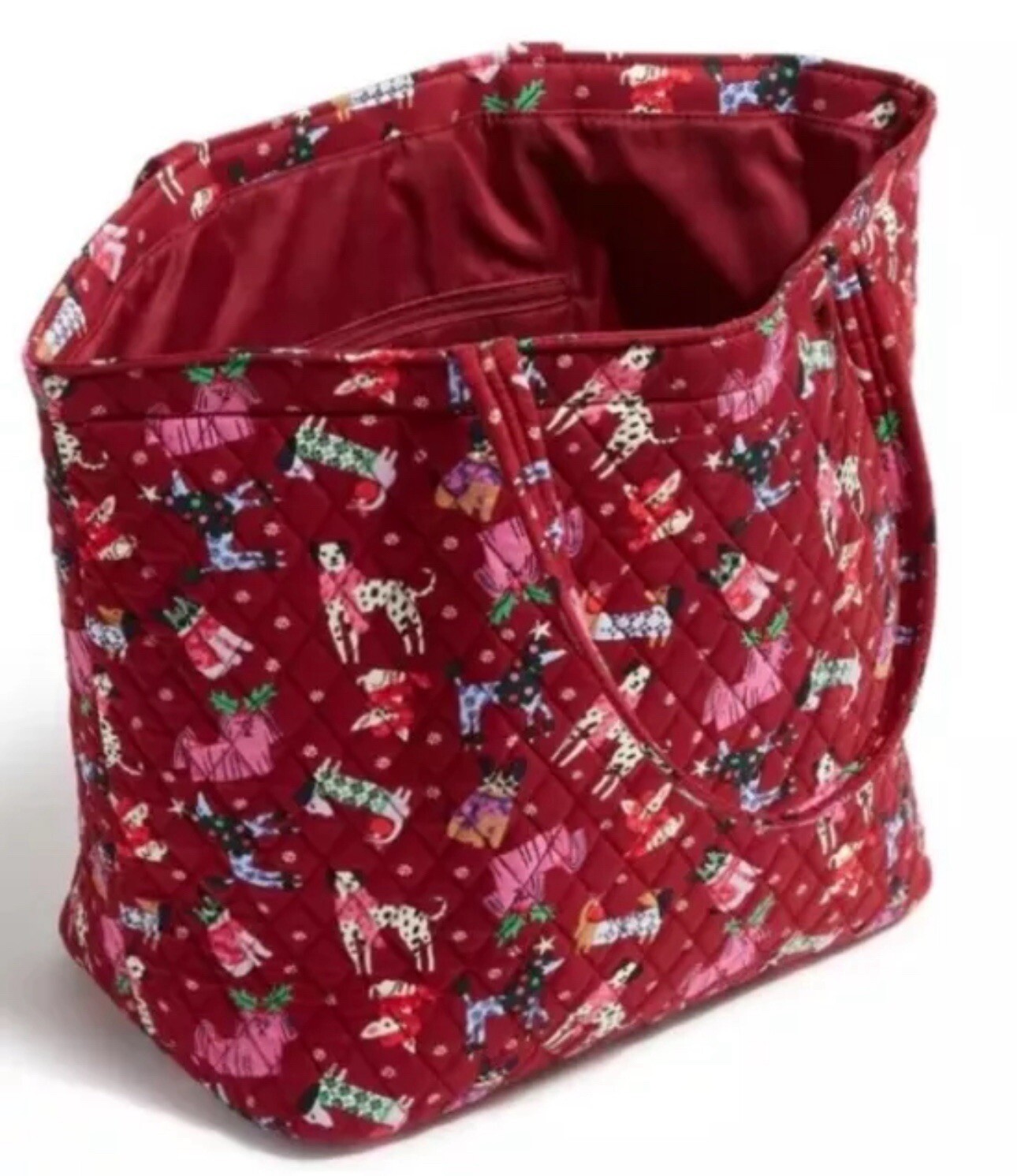 Vera Bradley Holiday Hounds Pattern Essential Grand Tote NWT