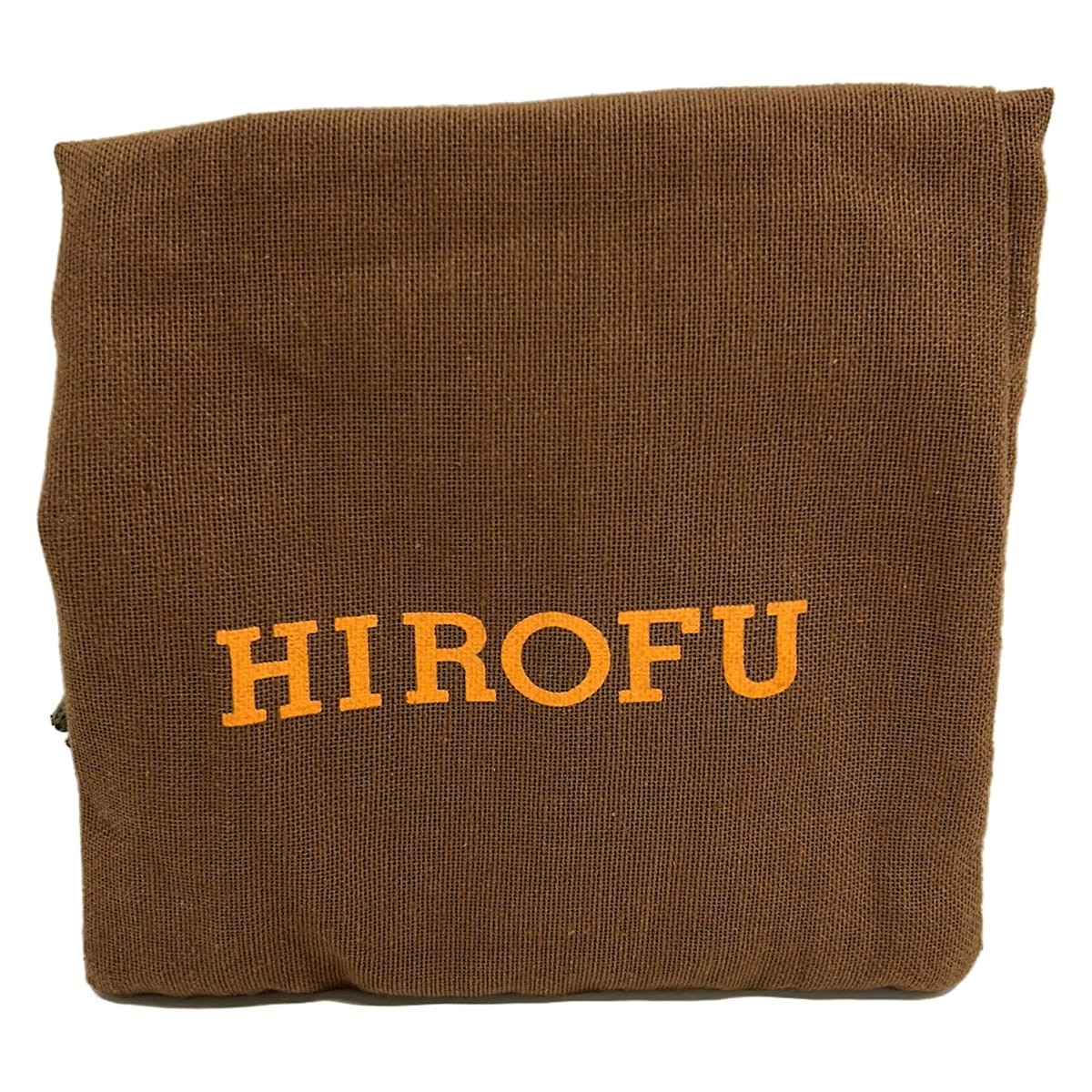 HIROFU Gray Leather Pouch