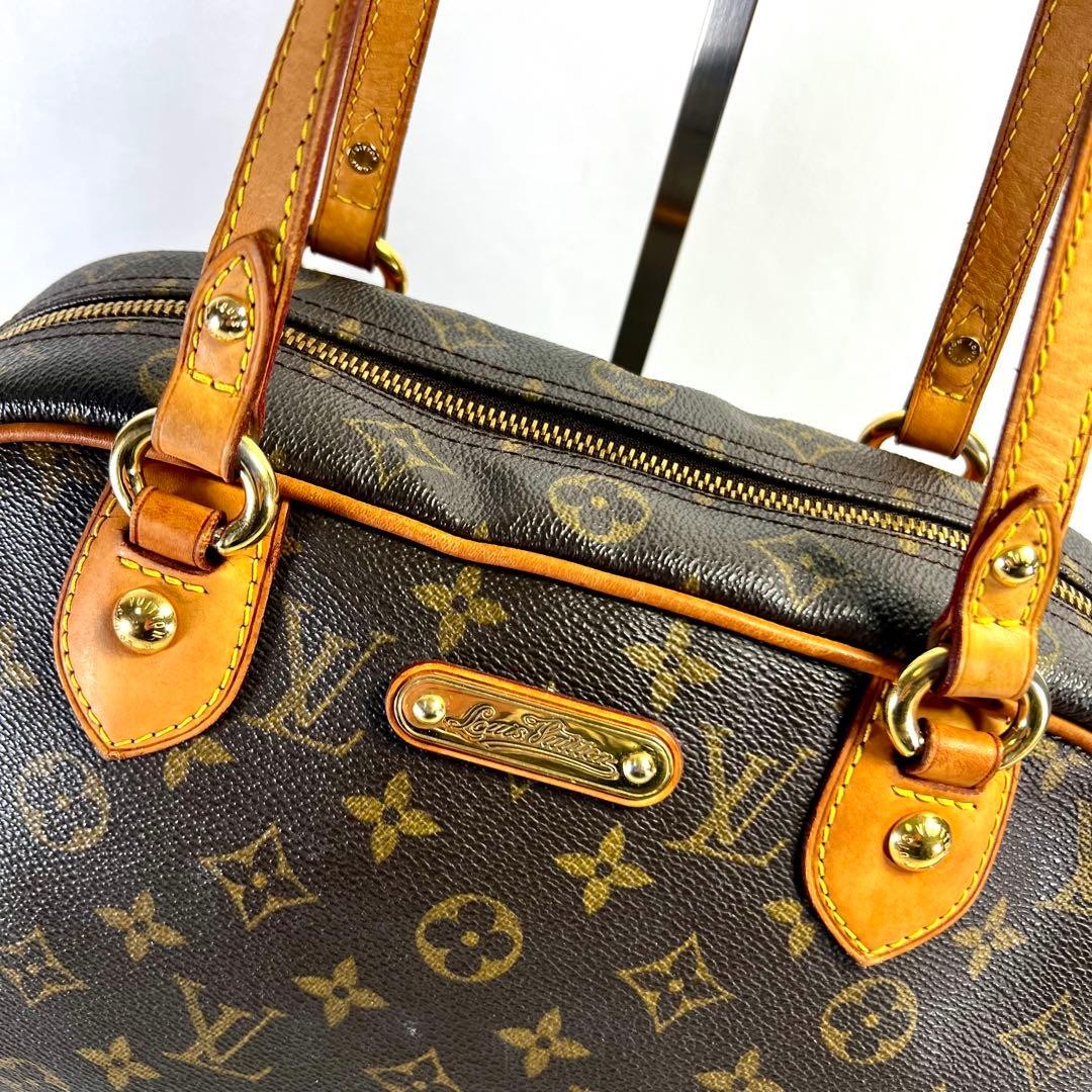 LOUIS VUITTON Monogram Montorgueil PM M95565 Handbag / Mini Boston Bag DDP Used