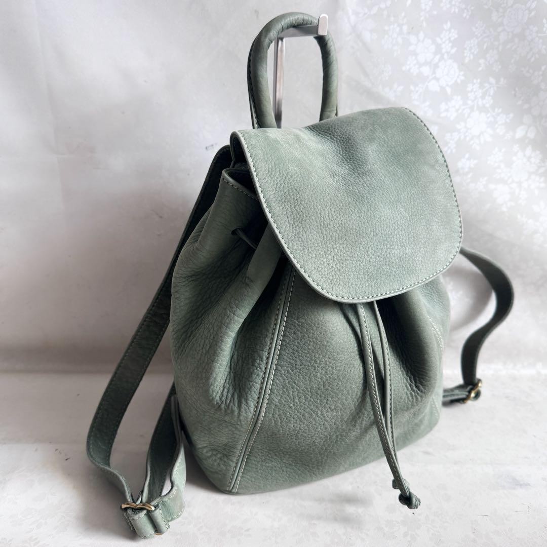 Vintage COACH small backpack green OLD Japan