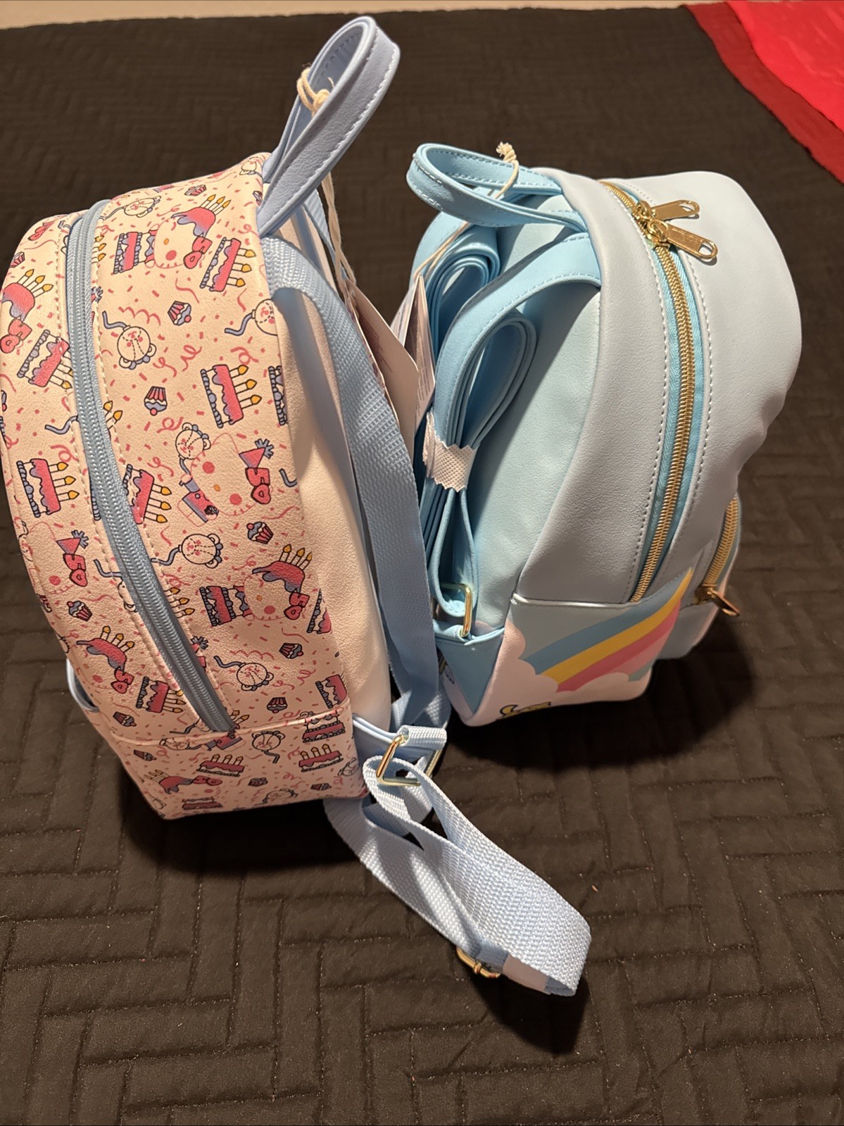 2fer!!! Loungefly Sanrio Cinnamoroll And Loungefly Sanrio Hello Kitty Backpack
