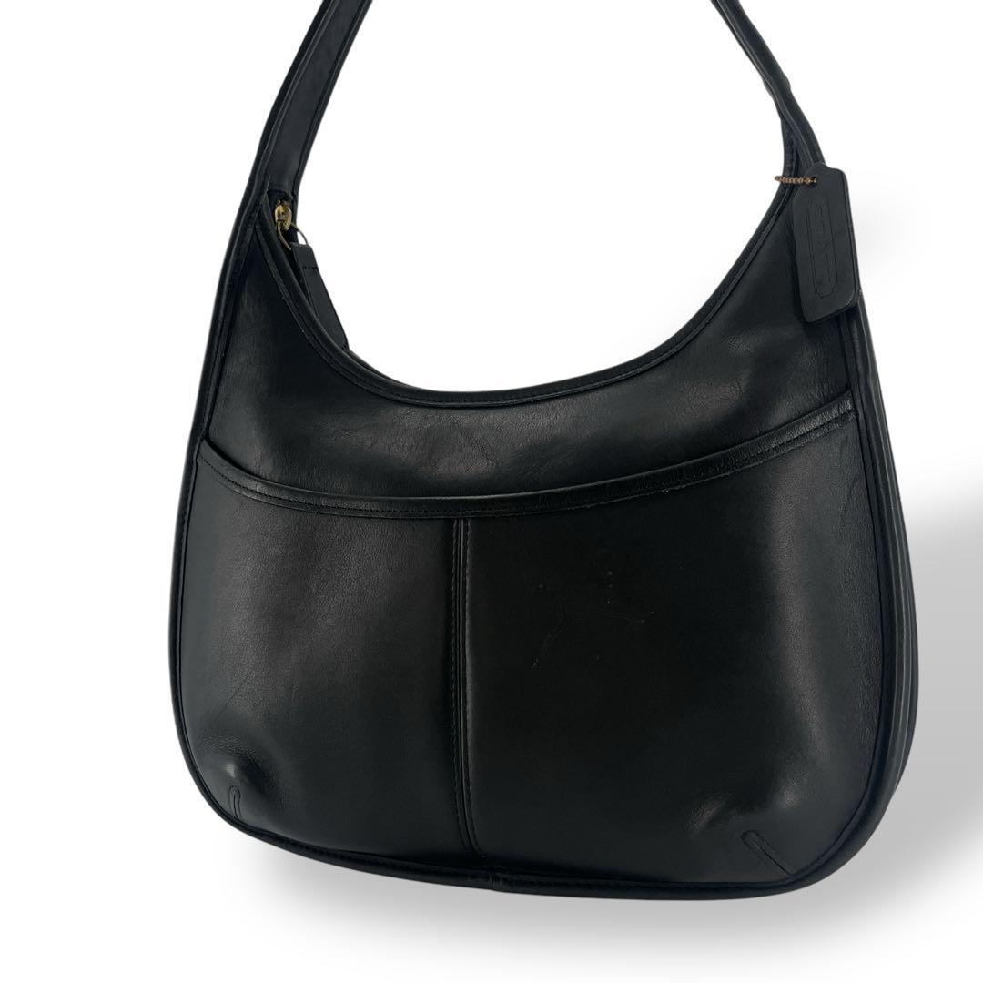 Old Coach Ergo One Shoulder Black Vintage Rare 9033 Size 21*28*7cm Japan