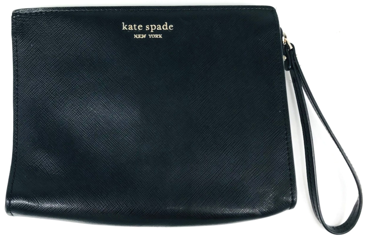 Kate Spade Black Handbag Clutch/Pouch/Purse/Wristlet S338