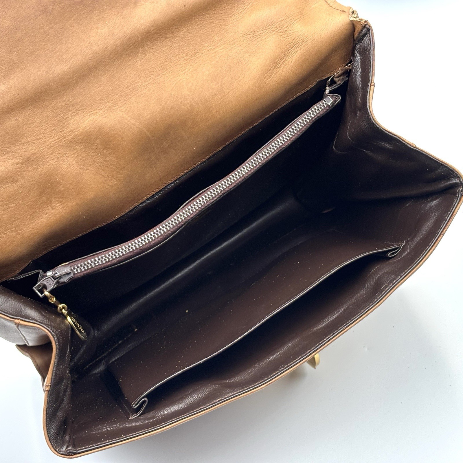 Vintage Gucci Shoulder Bag One Shoulder purse Brown Authentic