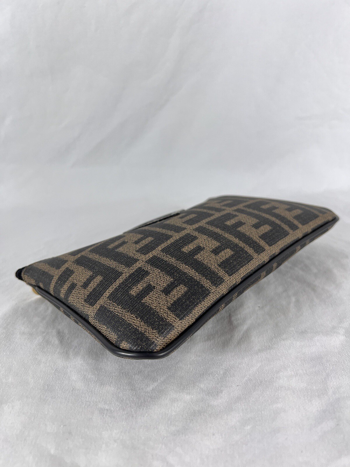 FENDI Authentic Zucca Clutch Cosmetic Toiletry Bag Made in Italy