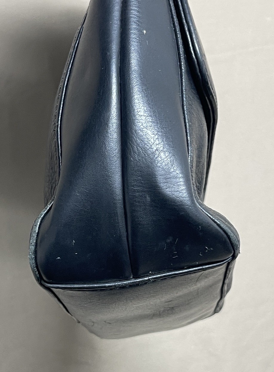 Nine West Black Glaze Genuine Leather Flap Crossbody/Shoulder Bag Handbag Purse