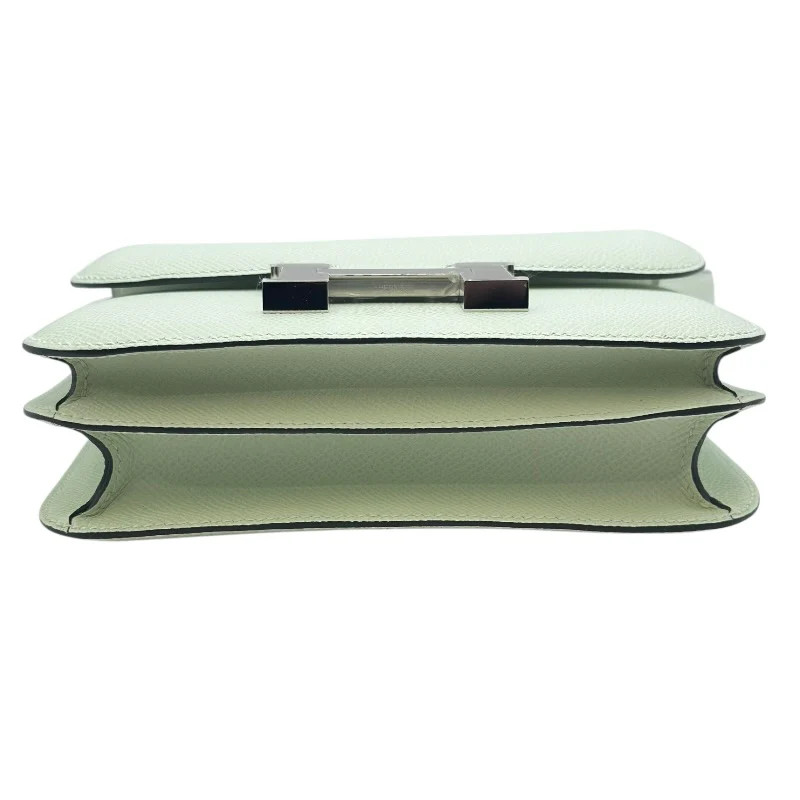 HERMES Constance 3 Mini Green Epsom Leather Shoulder Bag #OKB530
