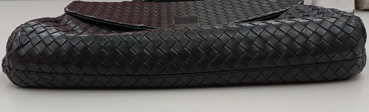 BOTTEGA VENETA BRIEFCASE INTRECCIATO 113095-V4651-1000BK TEAR INSIDE Used