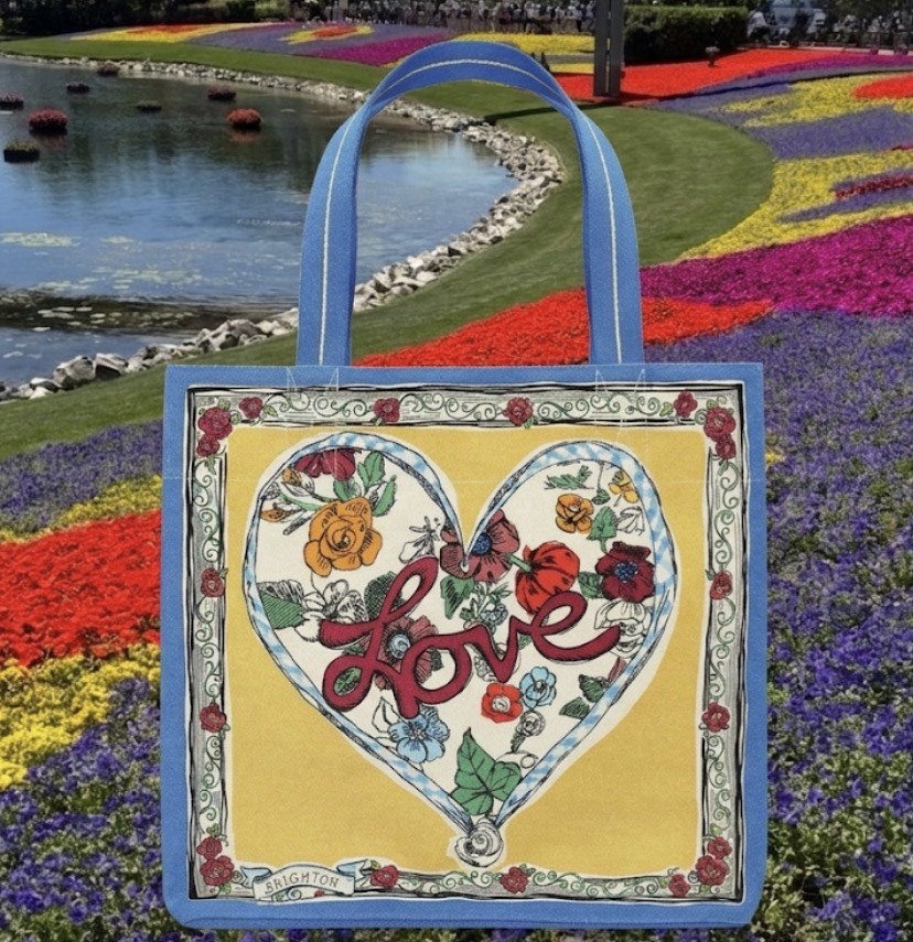 Brighton TIED WITH LOVE Tote In Original Packaging D30311 Tom Clancy List $150