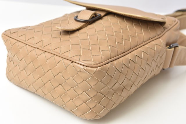 Bottega Veneta Shoulder Bag Men’s BOTTEGA VENETA Leather Camel 113092 V4651 9600