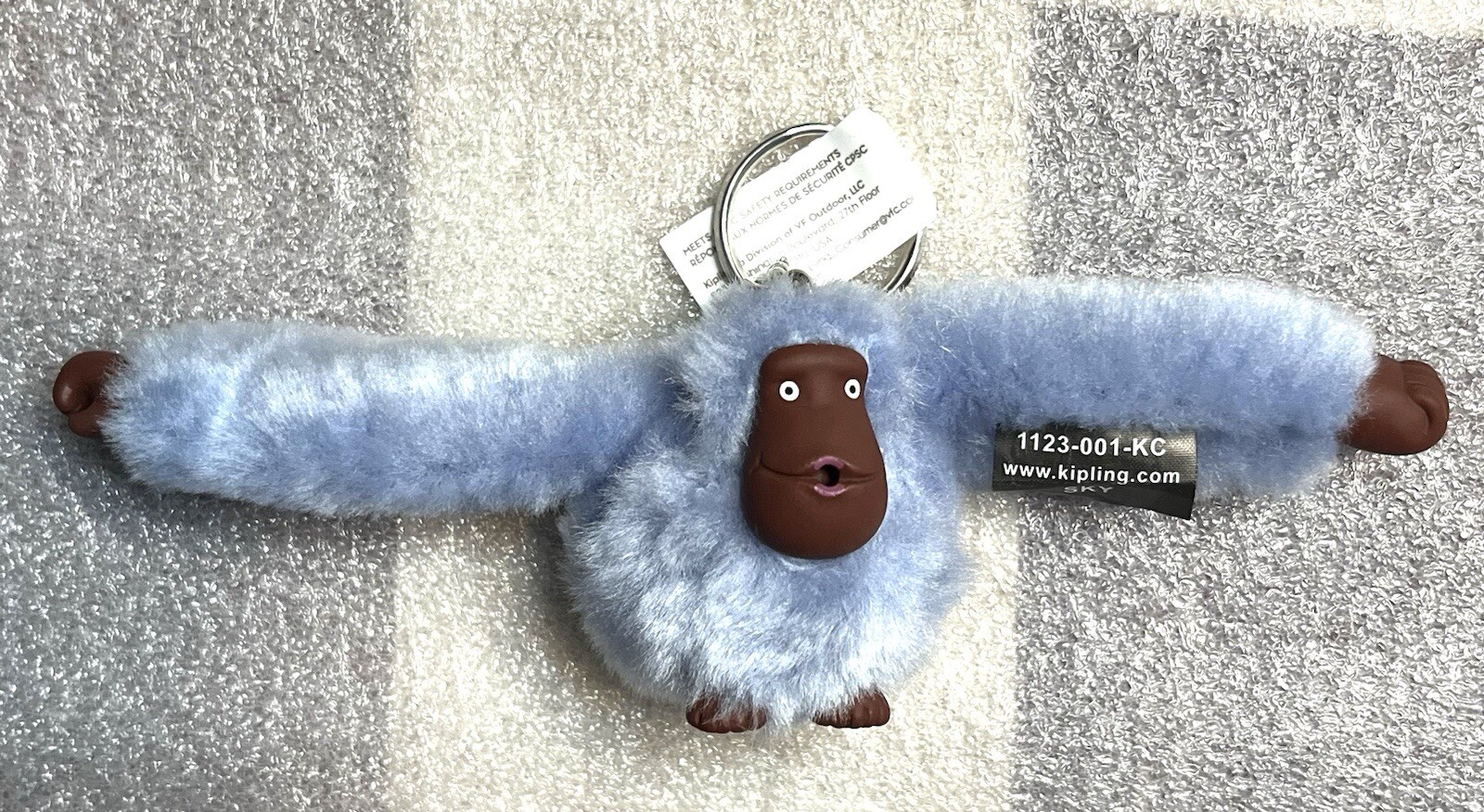 NWOT 3 (three) KIPLING 2” Monkey Key Chain Ring Bag Charm Fob (248193)