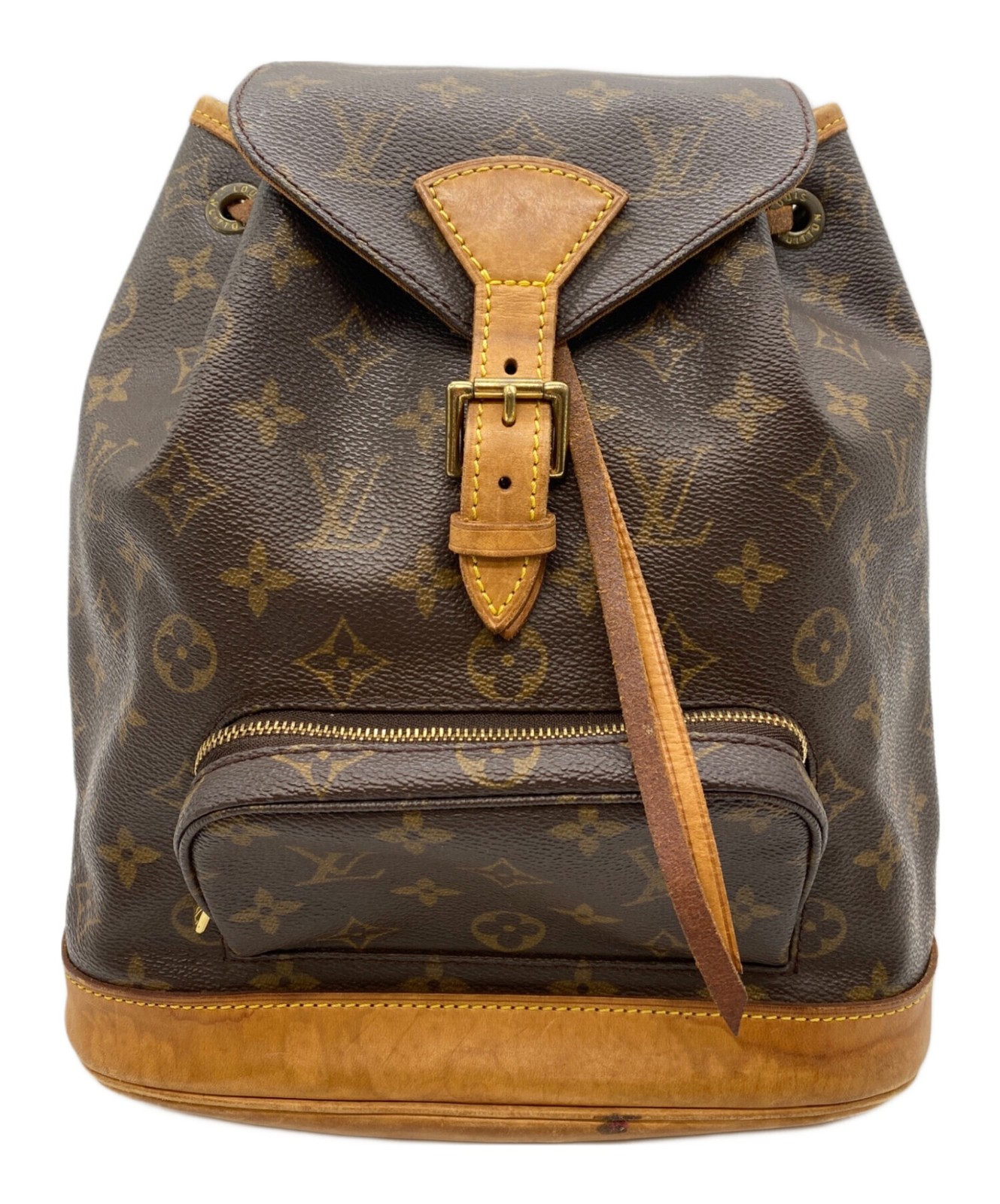 Louis Vuitton Montsouris MM M51136 Brown Bag #TFB3224
