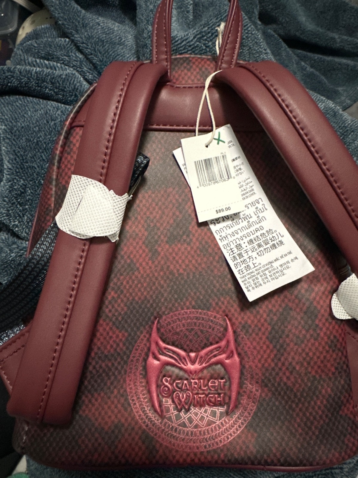 Loungefly Marvel Scarlet Witch Exclusive Backpack New with Tags