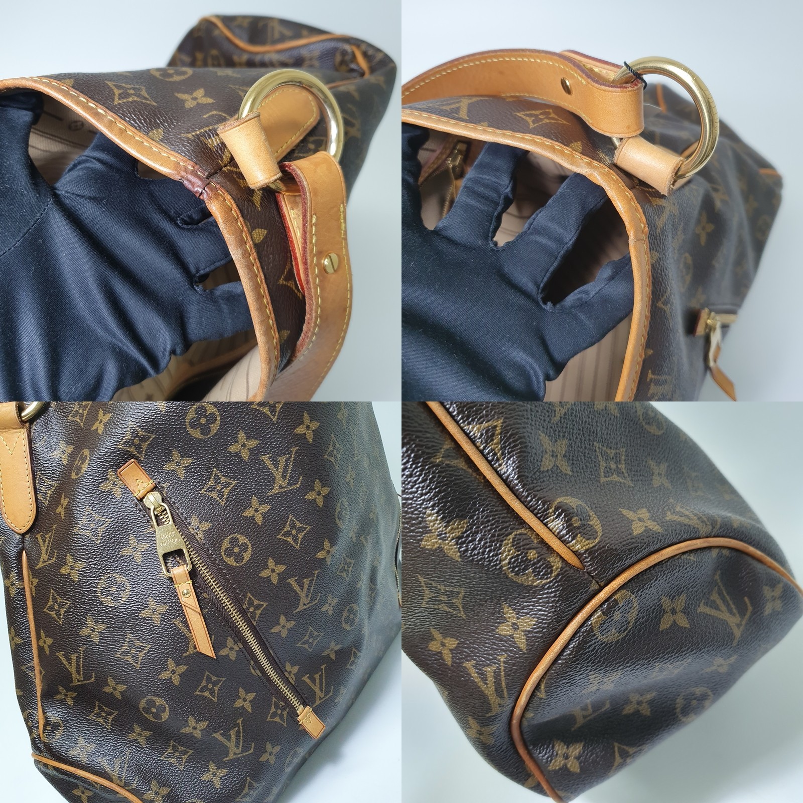 NO TARIFF Auth Louis Vuitton Delightful GM Monogram M40354 with Dust bag CLA852