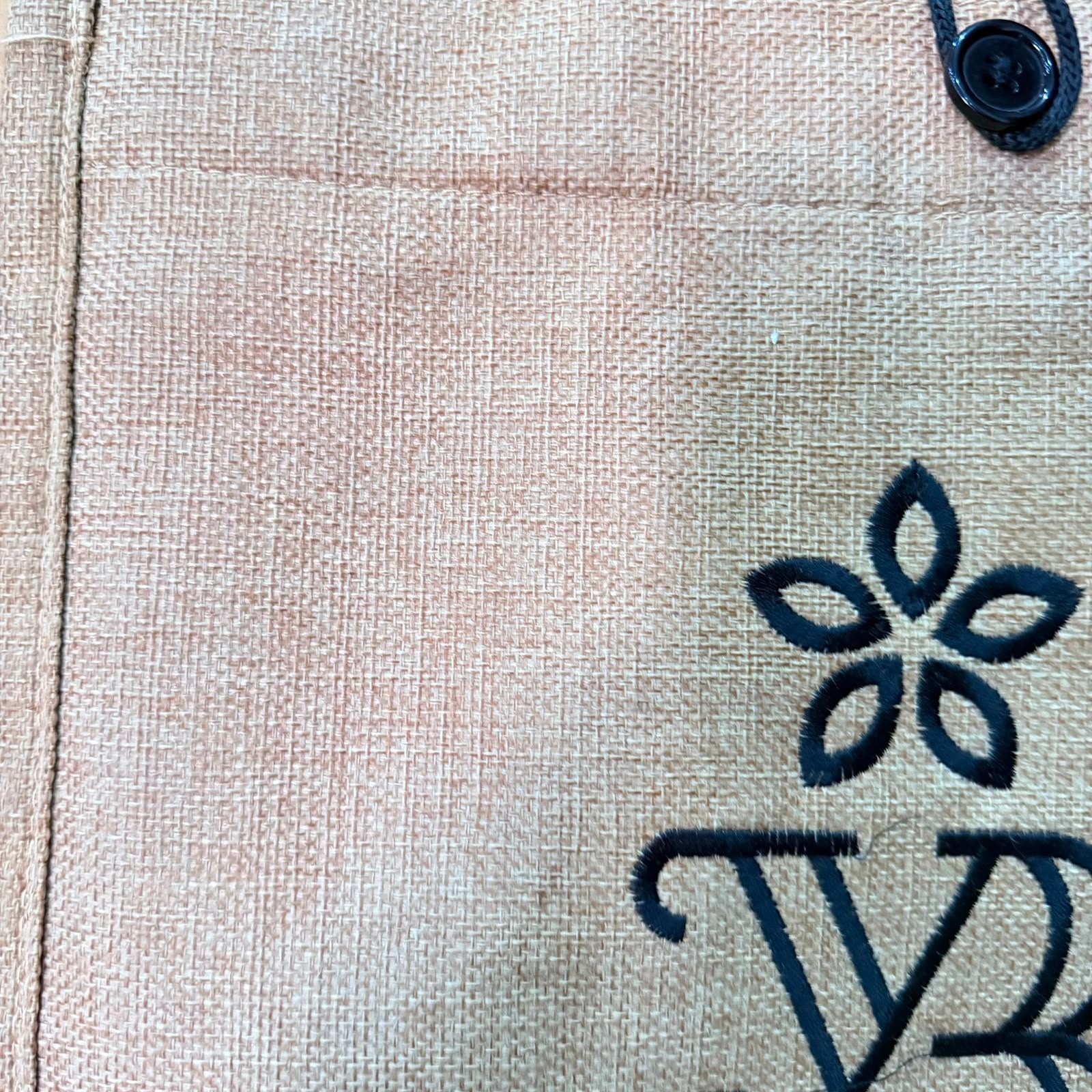 Jute Tote Bag Eco-Friendly Burlap Beach Handbag Summer Travel Utility Organizer