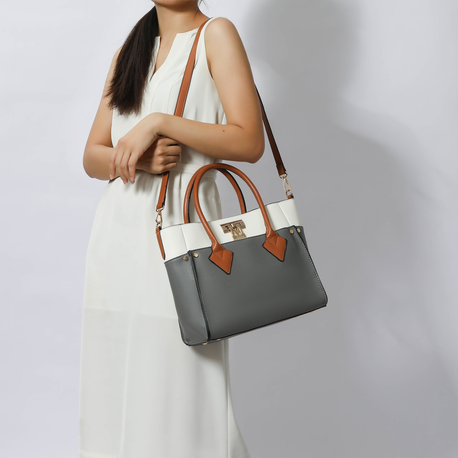 Brynlee Women’S Tote Bag & Wristlet Wallet, Crossbody Purse Handbag 2 Pcs by Mia