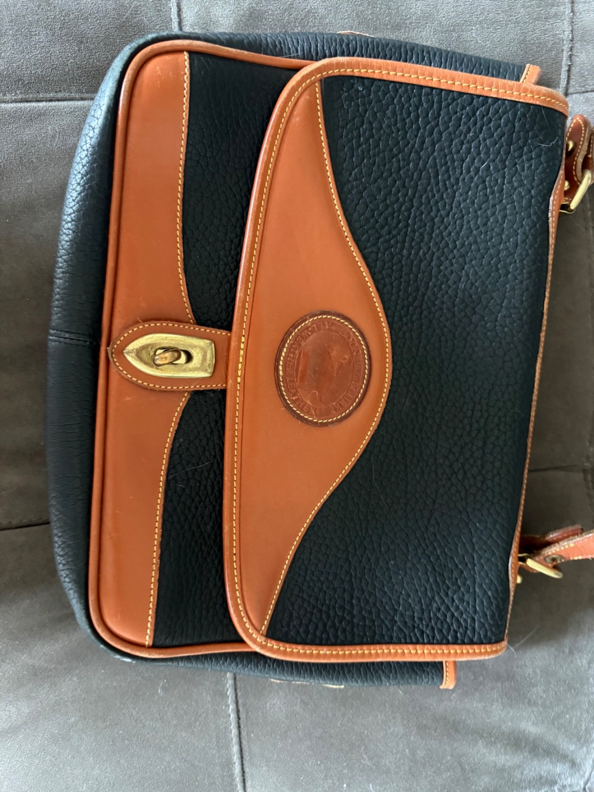Dooney and Bourne Vintage All Weather Leather Carrier Bag