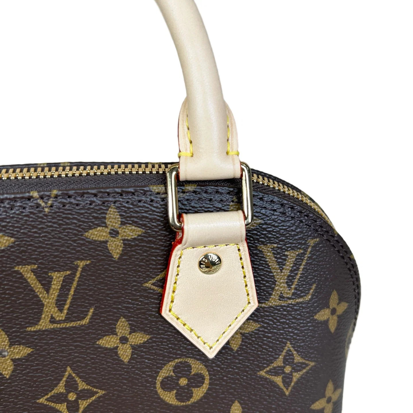 Louis Vuitton Alma Bb Brown Beige Monogram (dh071426h8r)