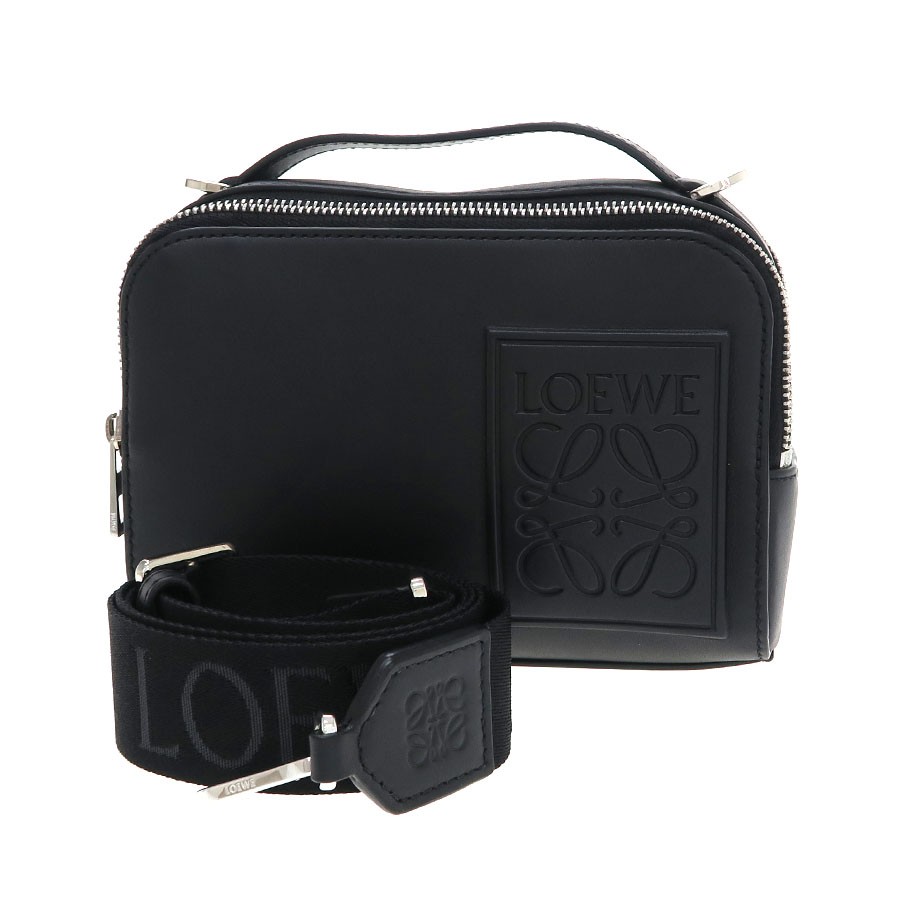 Loewe Mini C565R41X05 Calfskin Leather Black Shoulder Bag #SAB15288