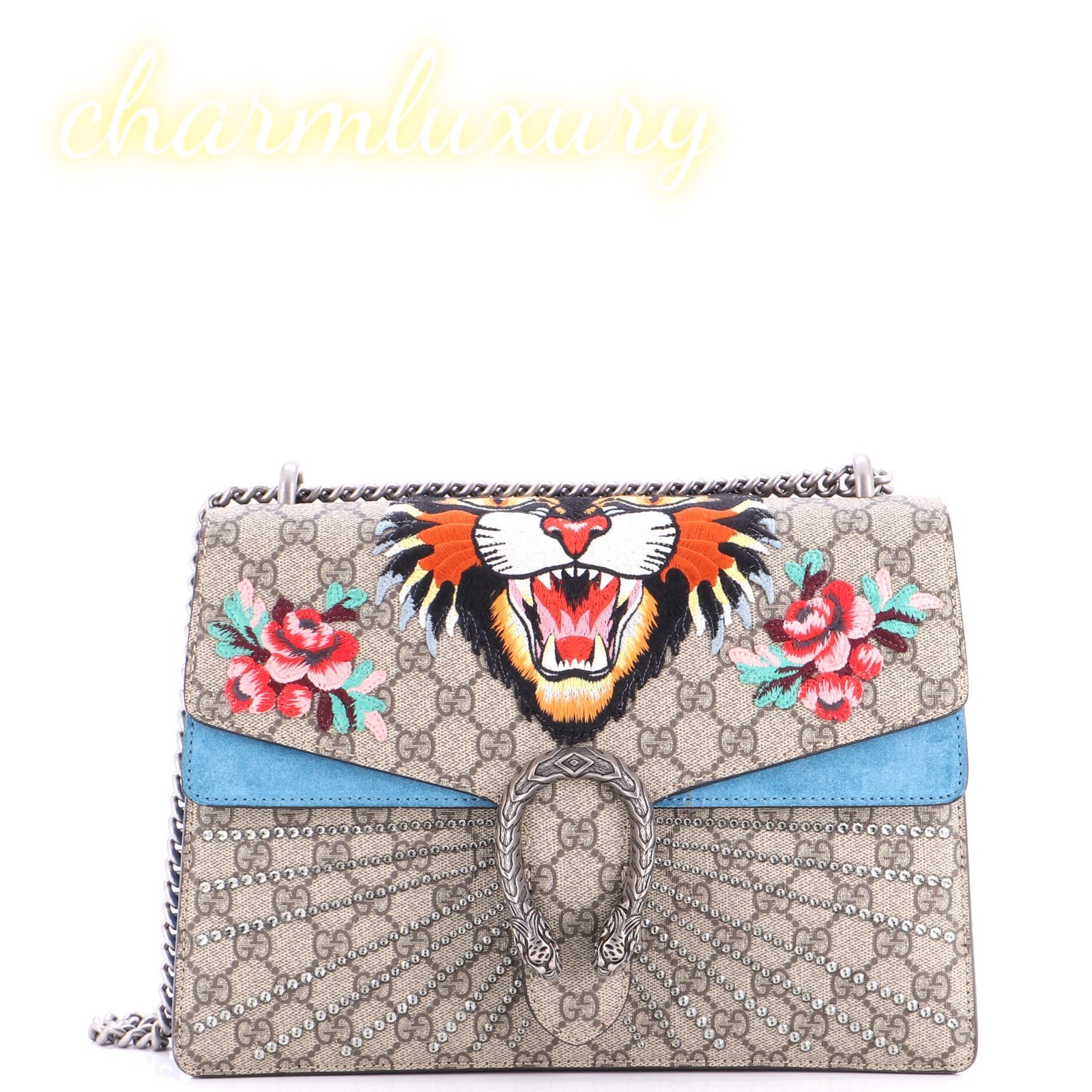 Gucci Dionysus Bag Embellished GG Coated Canvas
