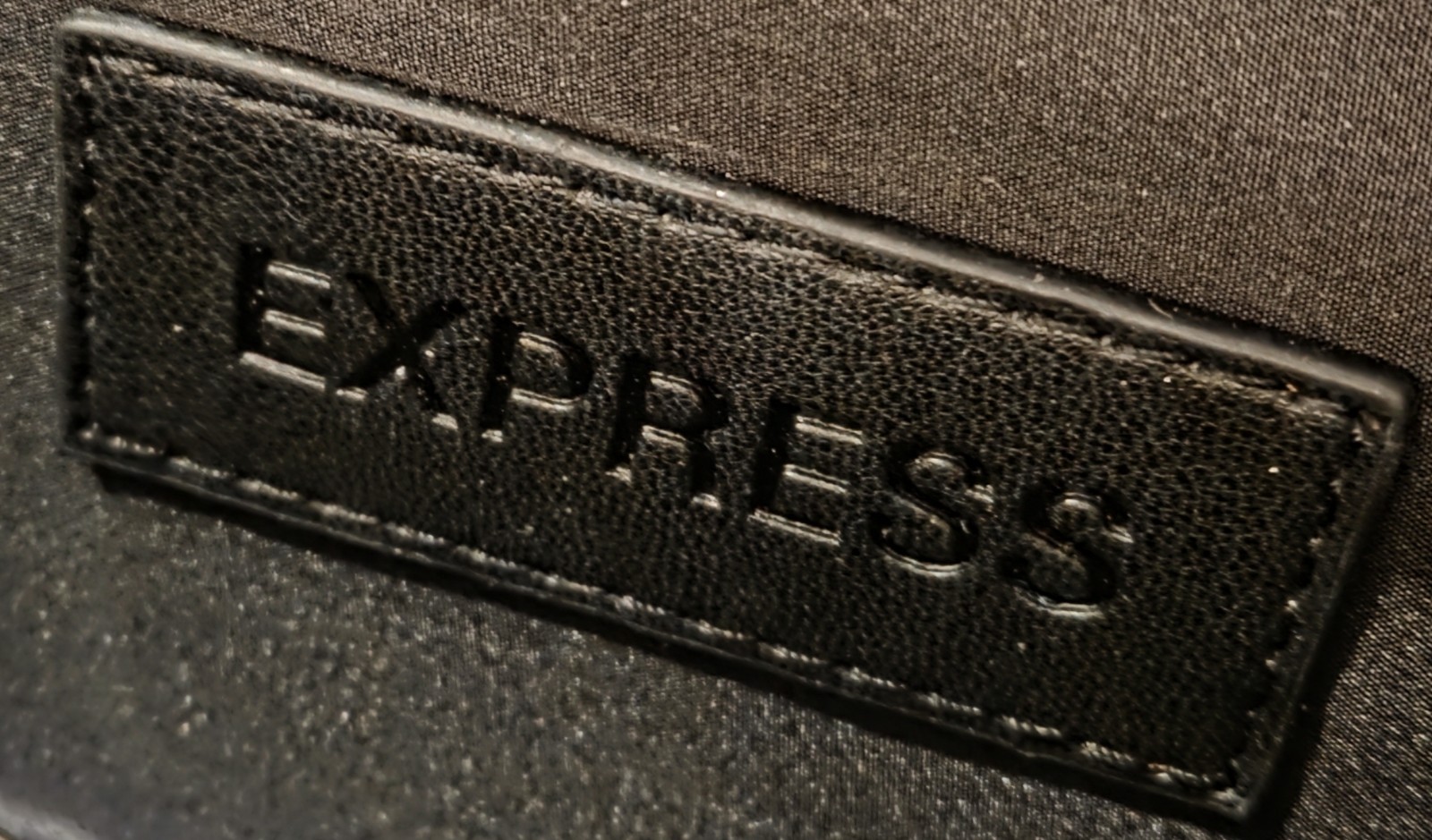 Express Black & White Chevron Stitch Quilted Crossbody Bag