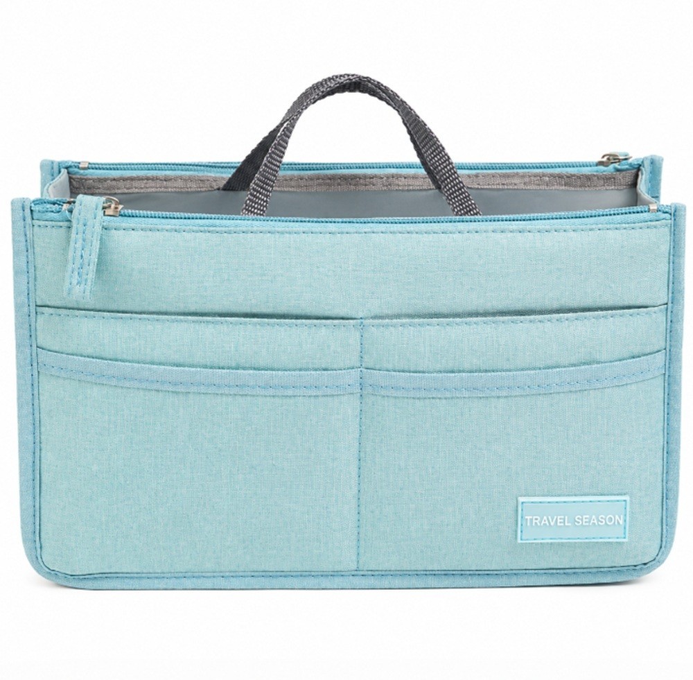 Multi Pocket Handbag Organizer Insert Purse Liner Pouch Tote Bag Organizer