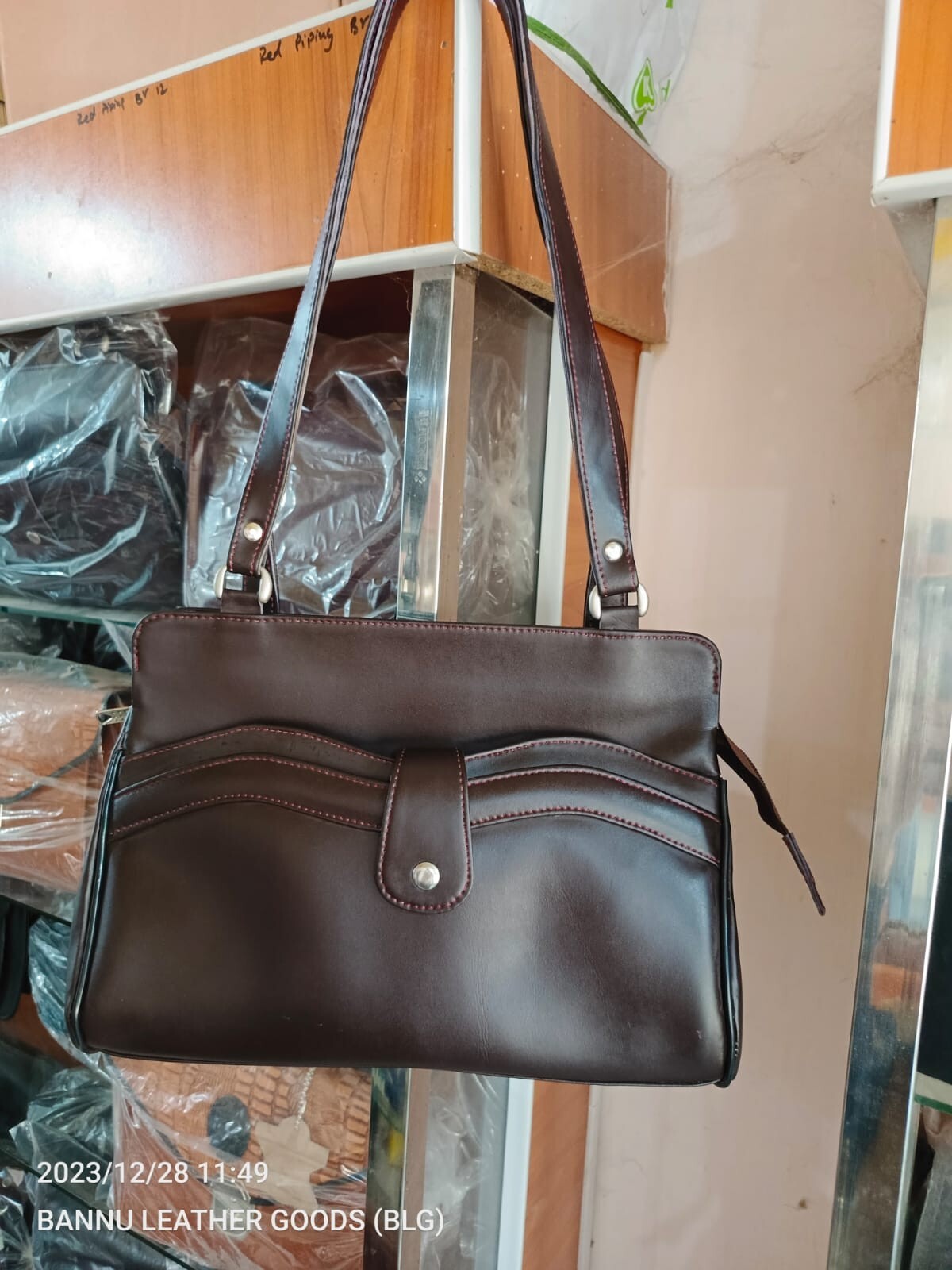 leather Hand Bag – Brown