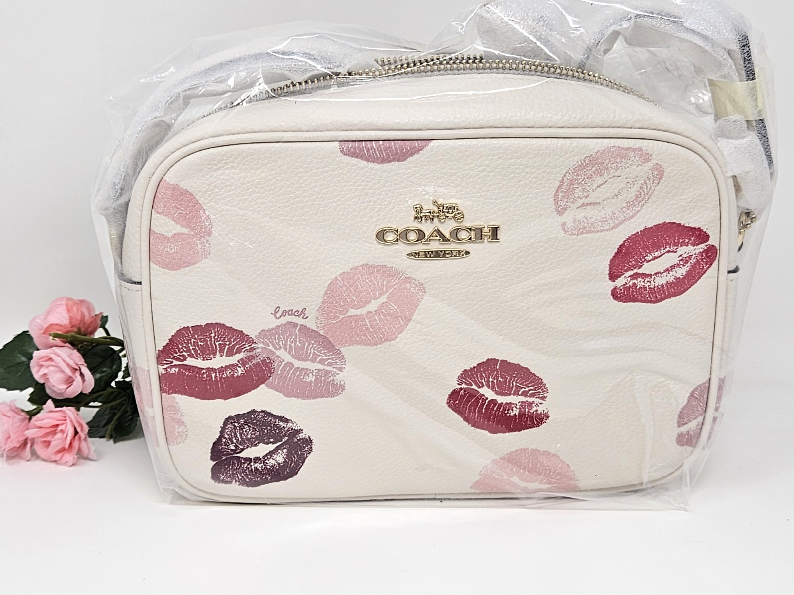 NWT Jamie Camera Bag w/ Lips Print CZ935