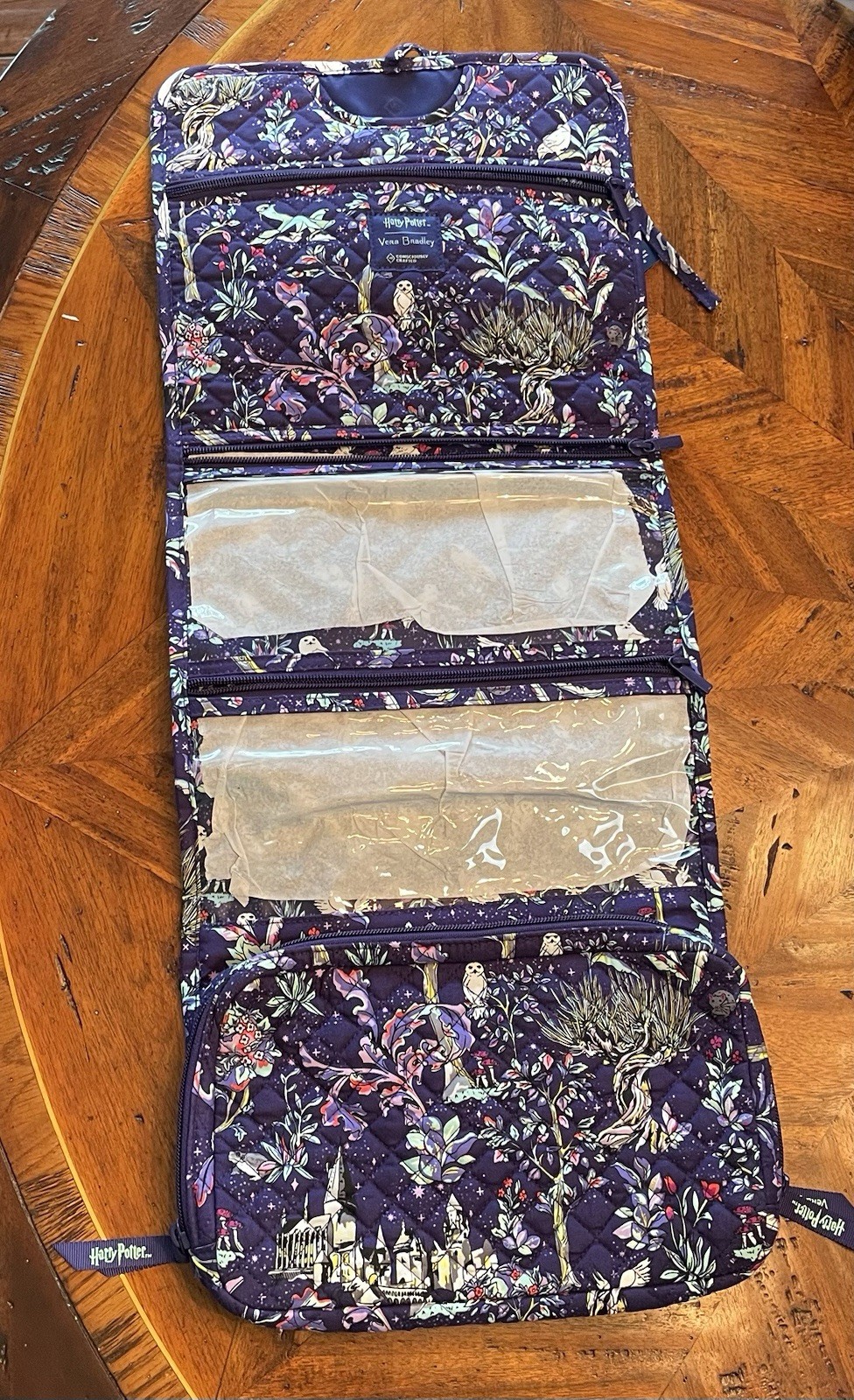 Brand New Vera Bradley + Harry Potter Forbidden Forest Travel Organizer