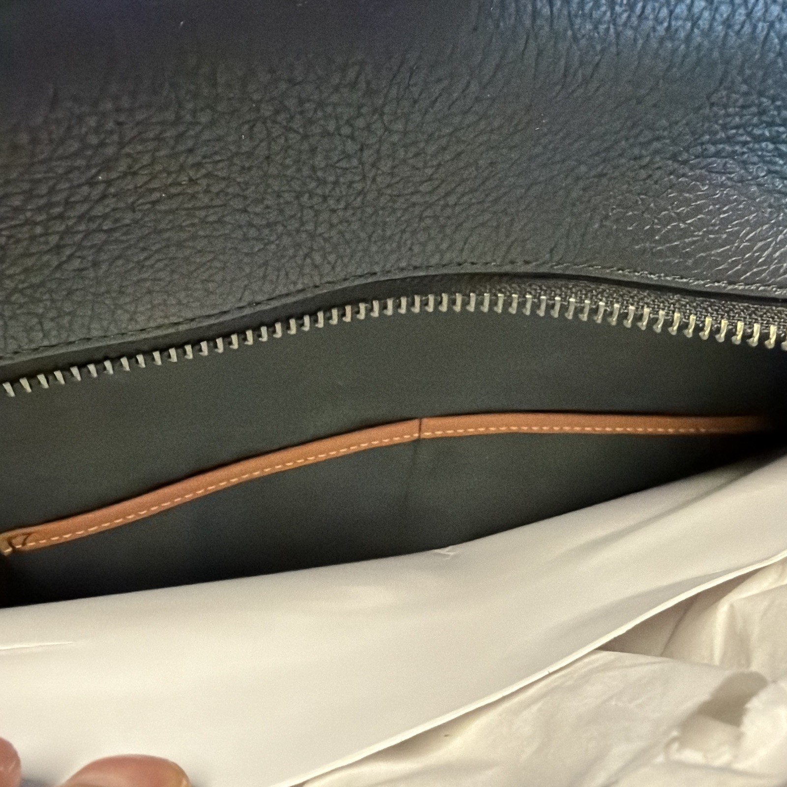 Coach Gotham Zip TopTote, Black, One Size, Black