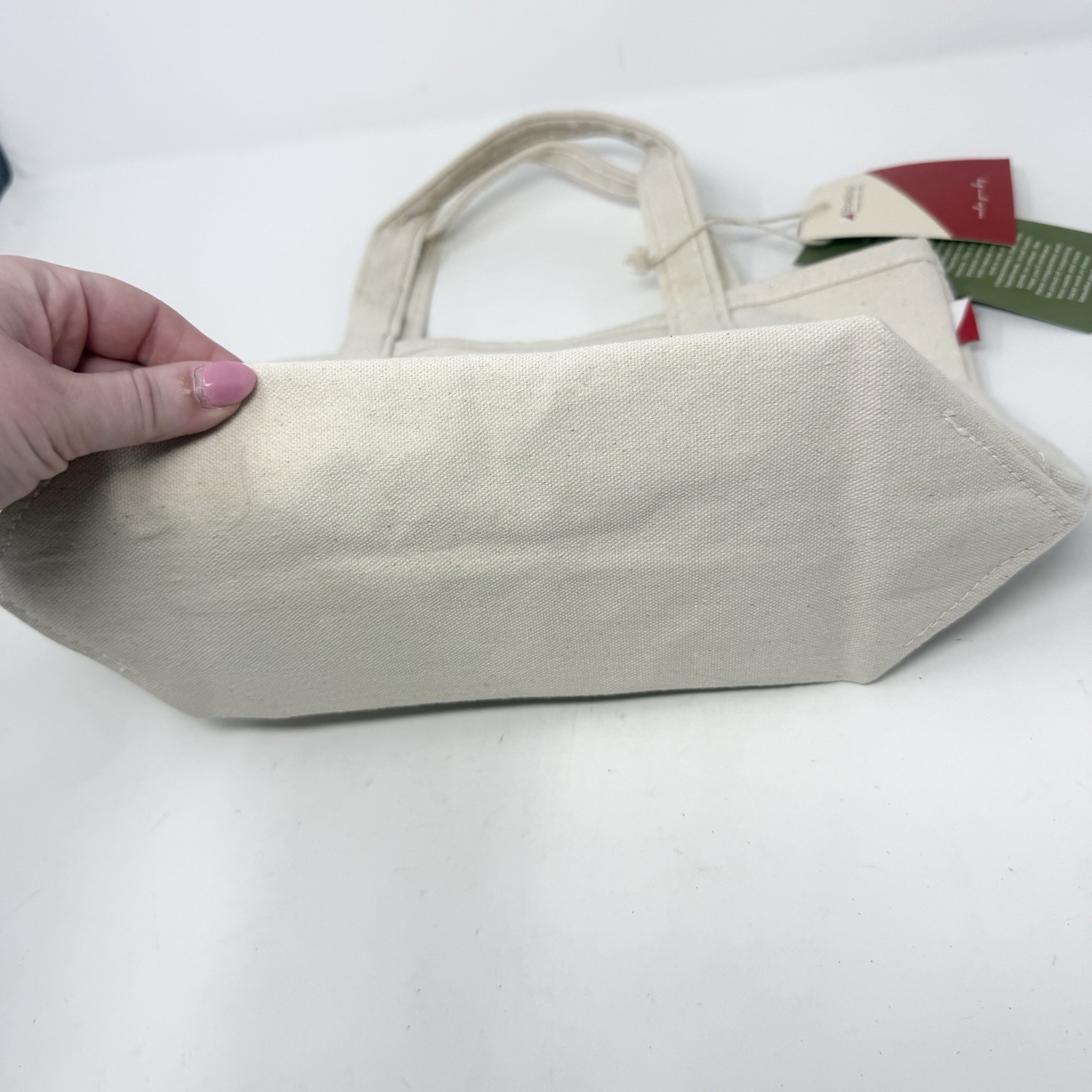 NWT Classic ShoreBags Mini Canvas Tote Beige Tan Sold Out