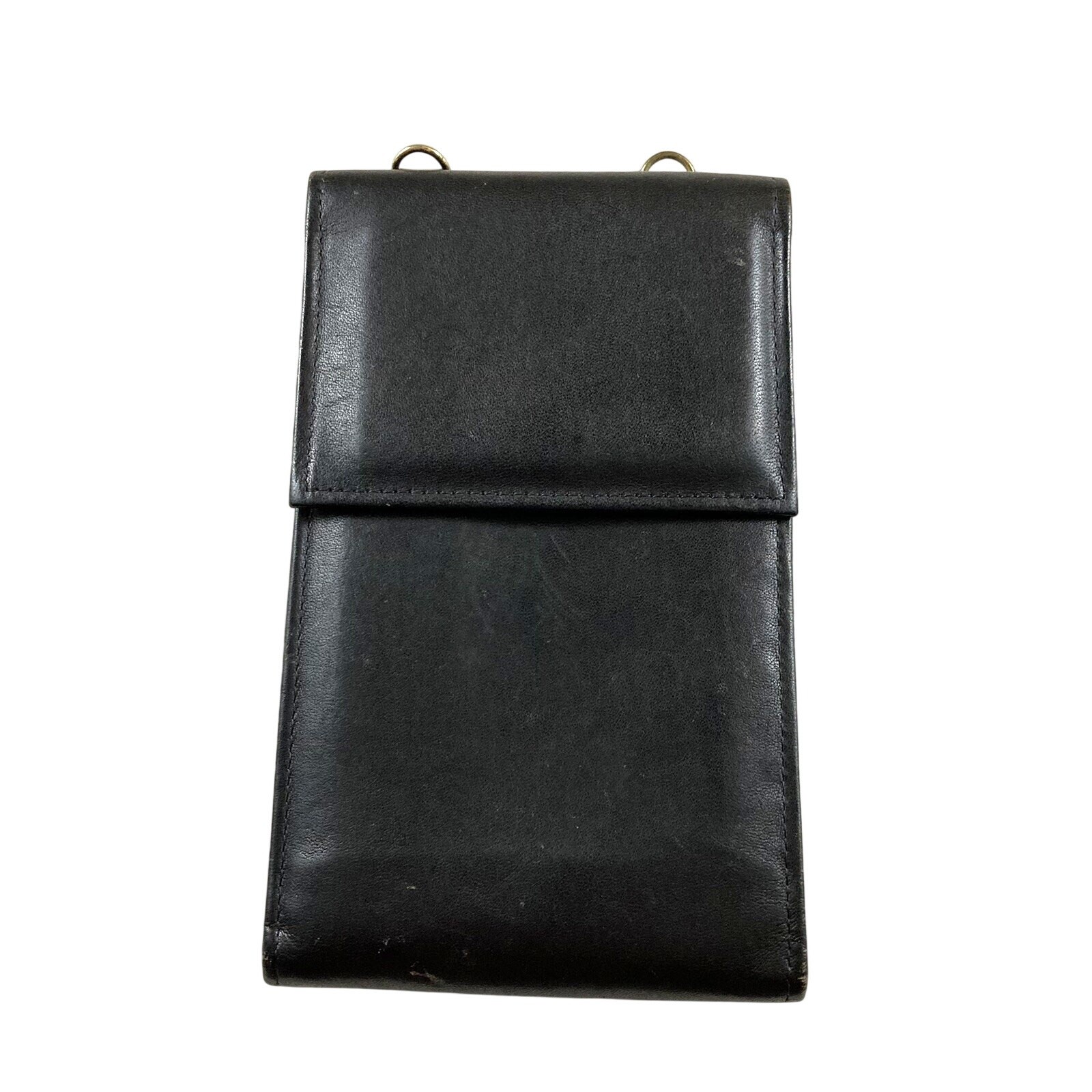 Black Macro Bag Rolfs Studio Collection Cowhide Leather Vintage Wallet Purse