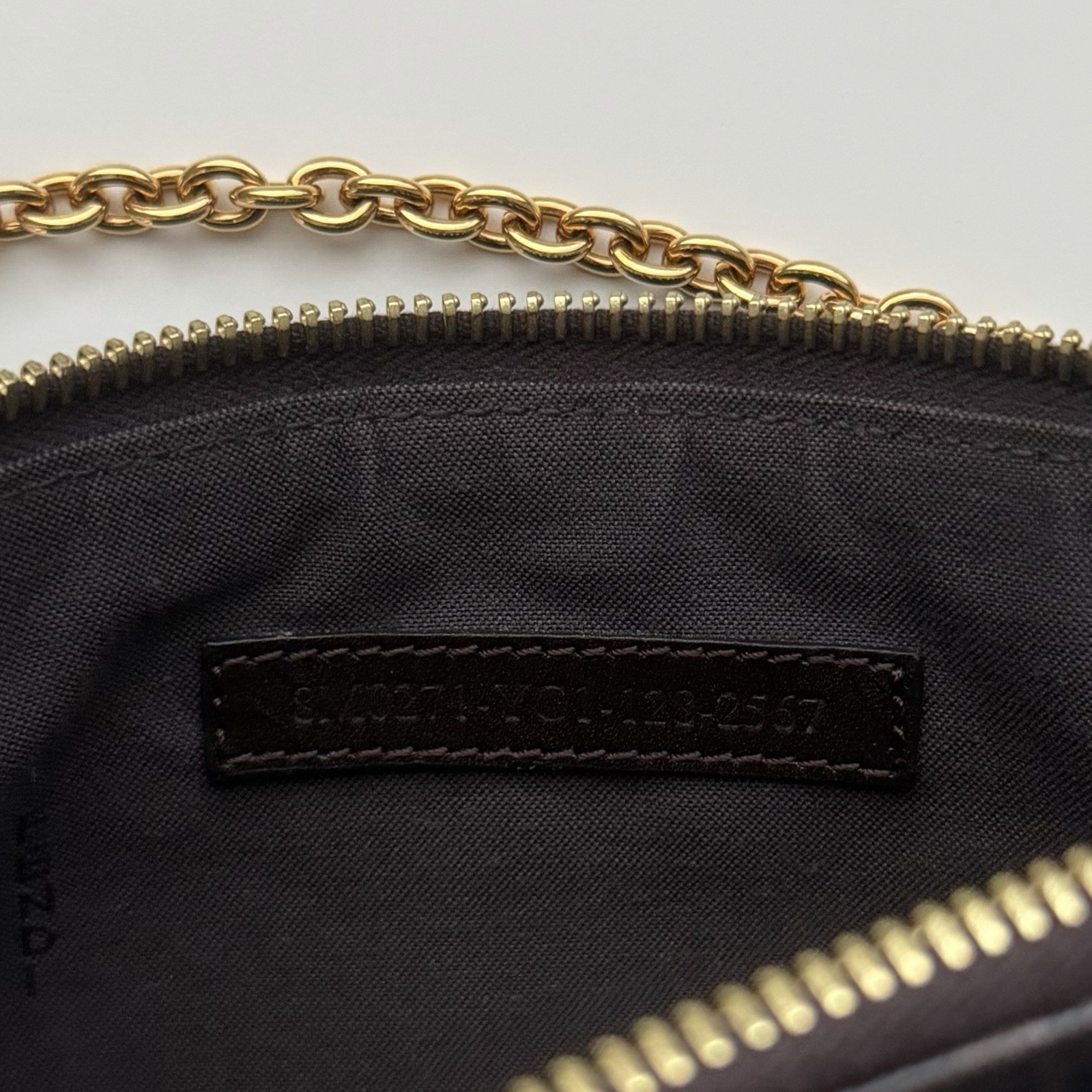 Fendi Brown Monogram Mini Pochette