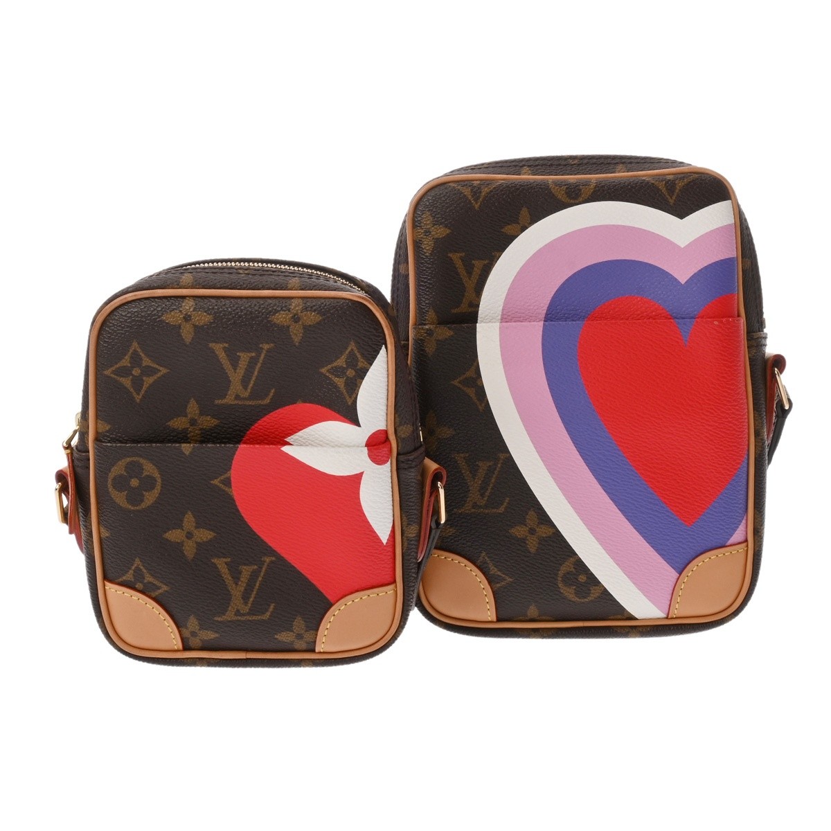 LOUIS VUITTON Panam Set M57450 monogram game on Monogram canvas Brown Women …