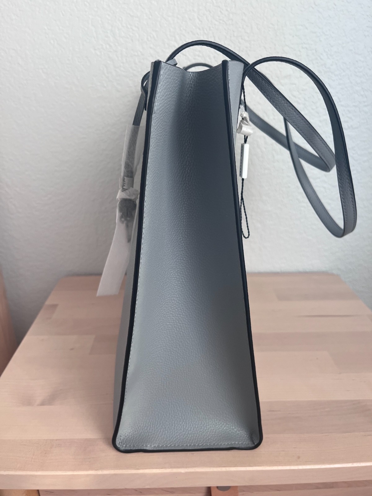 Marc Jacobs The Grind Leather Tote Bag ~NWOT~ Rock Grey